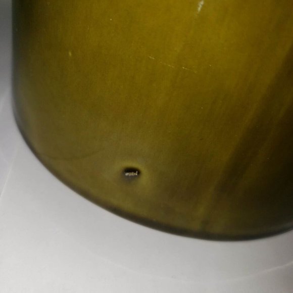 McCoy Cookie Jug Cookie Jar 1970 Drip Glaze Avocado Green - Picture 6 of 12